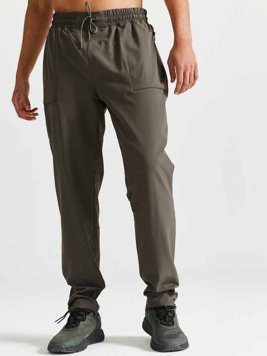 Decathlon Domyos - Men Khaki 500 Quick Dry Gym Track Pants