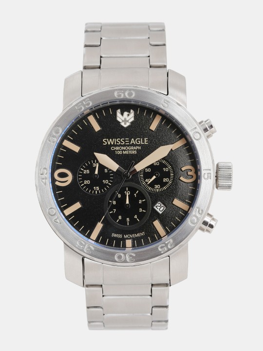 Men Black Analogue Watch SE-9102-11