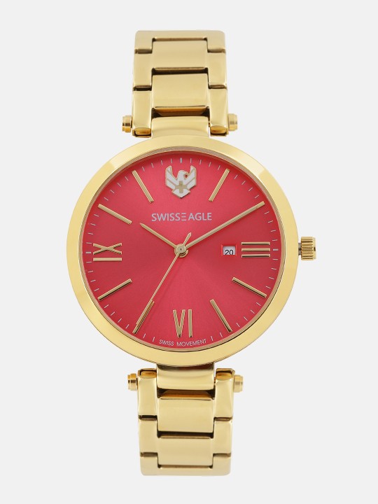 Women Red Analogue Watch SE-9104-22