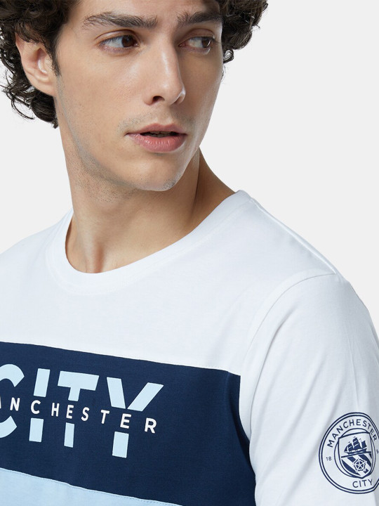 Men Typography City Printed T-shirt