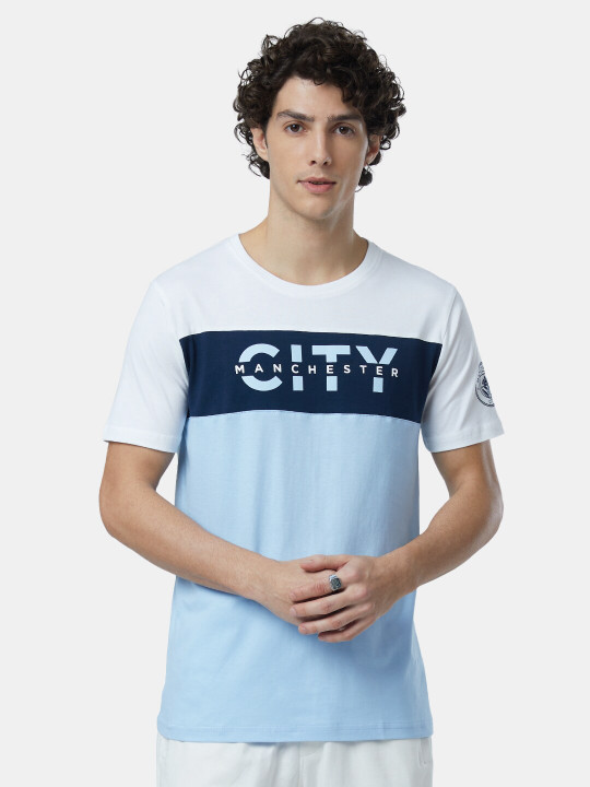 Men Typography City Printed T-shirt