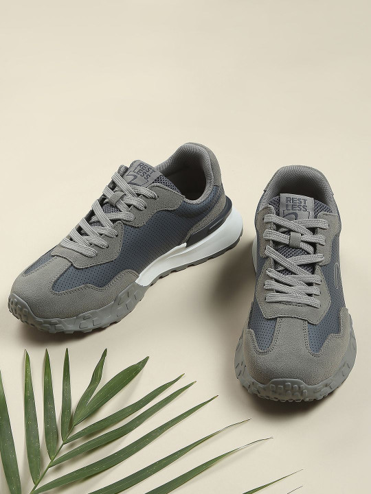 SPYKAR Men Colourblocked PU Lace-Ups Sneakers