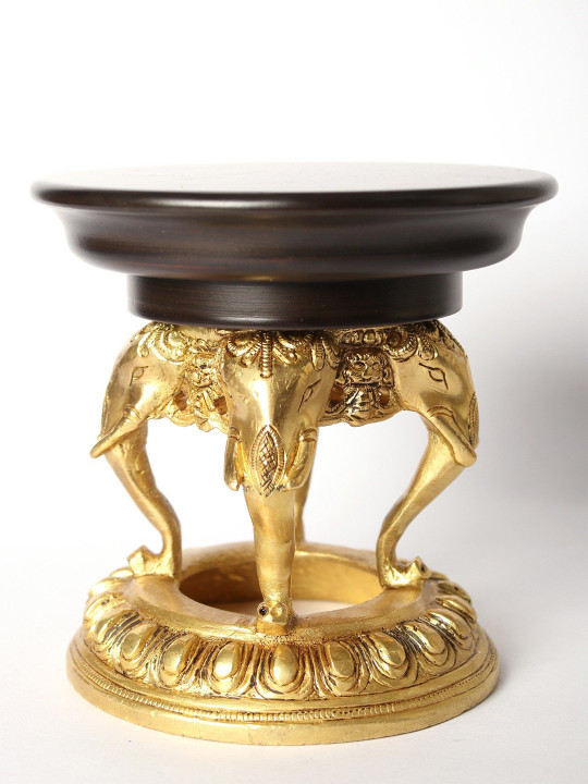 Exotic India Brass Handmade Ganesh Chaturthi Chowkie