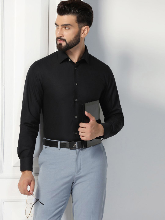 Blackberrys Men Luxe Slim Fit Formal Shirt