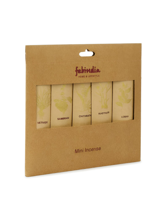 Fabindia Wood 5 Piece Scented Ganesh Chaturthi Incense Sticks