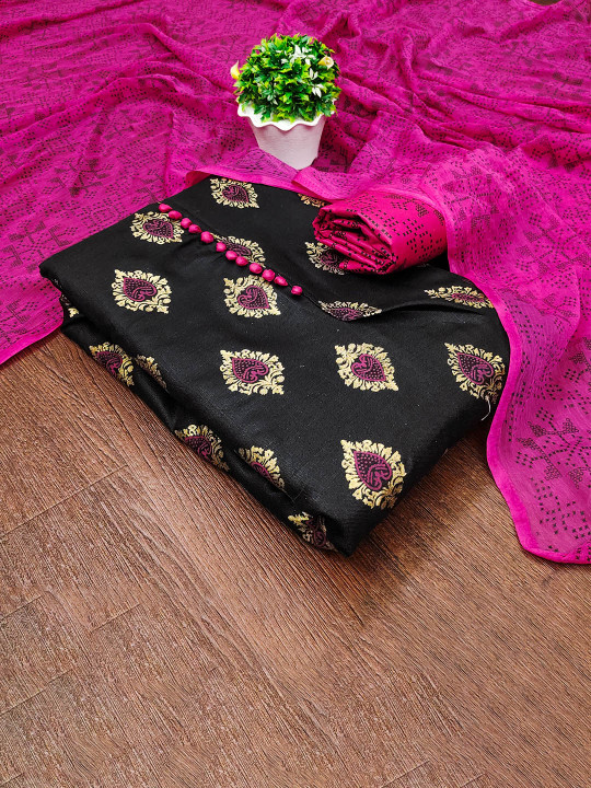Maroosh Ethnic Motifs Printed Unstitched Dress Material