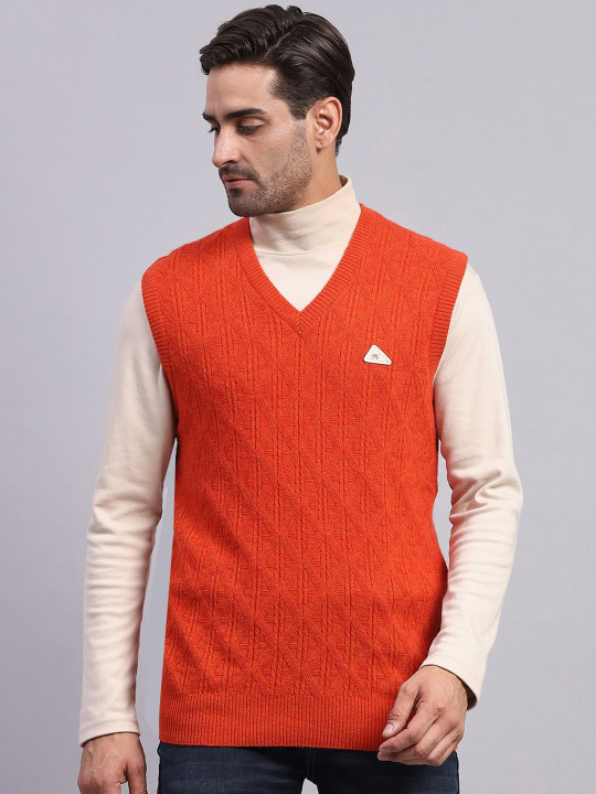 Monte Carlo Men Self Design Pullover