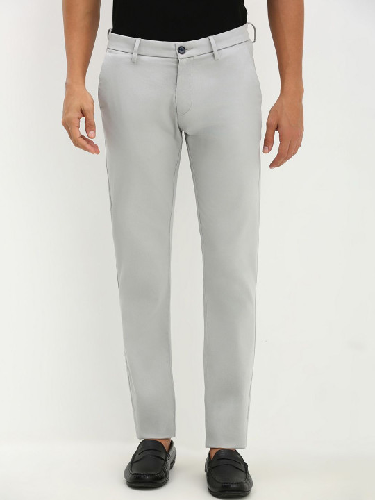 Allen Solly Men Slim Fit Mid-Rise Regular Trousers