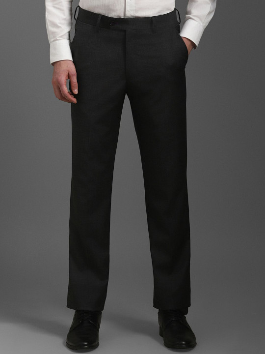 Luxure by Louis Philippe Men Slim Fit Formal Trousers