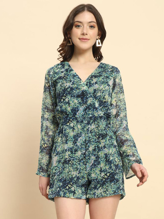 BAESD Women Printed Playsuit
