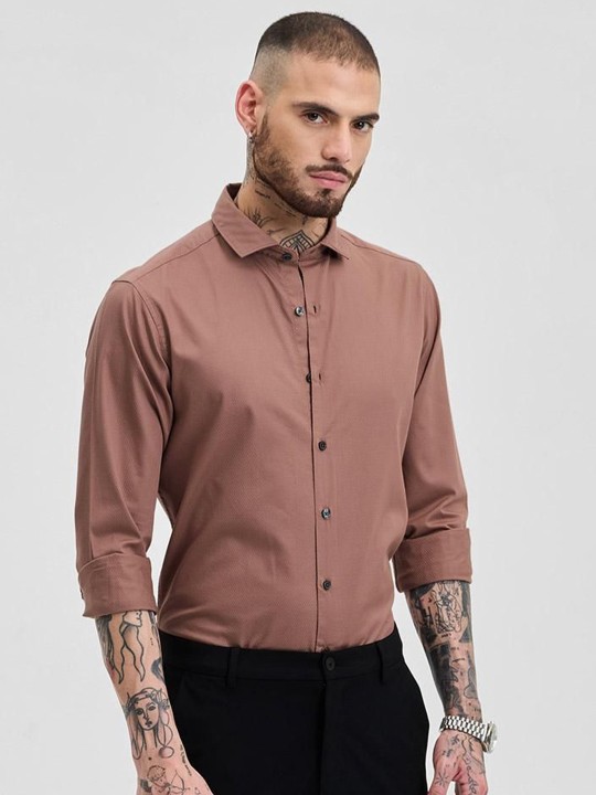 Men Smart Slim Fit Opaque Formal Shirt deal from myntra