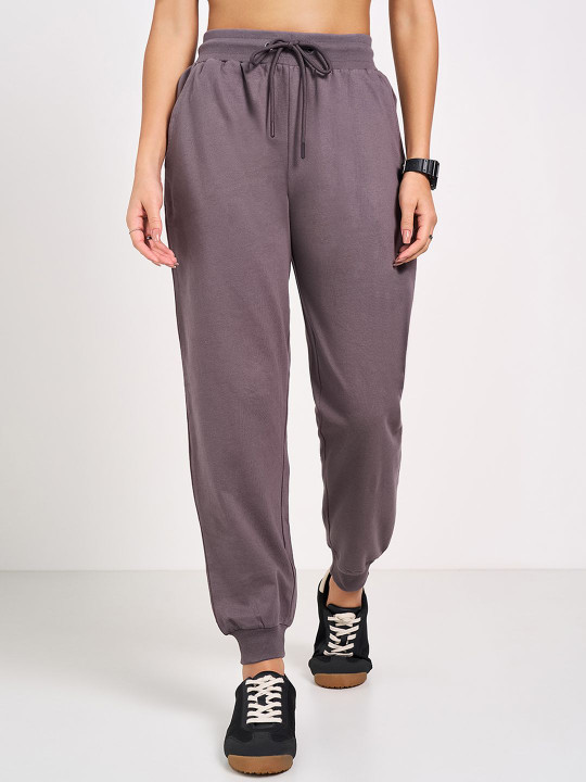 Ajile by Pantaloons Women Pure Cotton Mid Rise Joggers