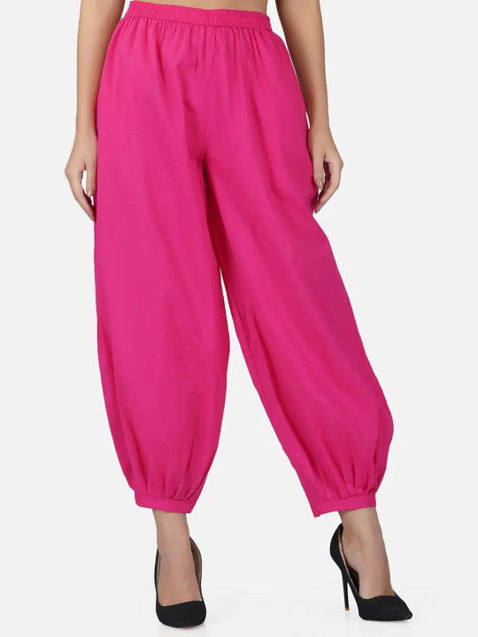NYPA Women Solid Loose Fit Afghani Salwar