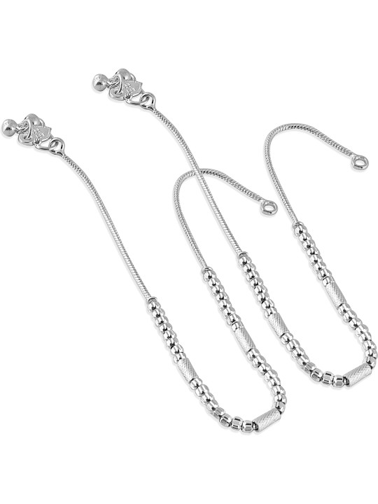 Lila Silver-Plated Anklet
