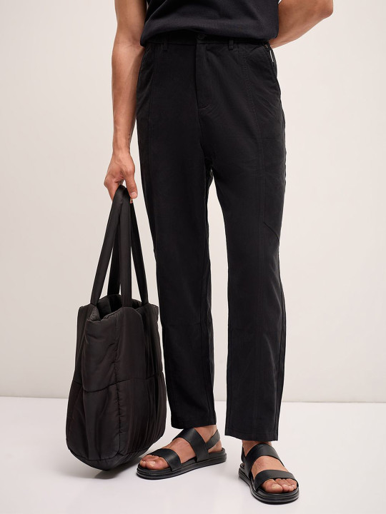 THE BEAR HOUSE Men Solid Regular Fit Casual Pant