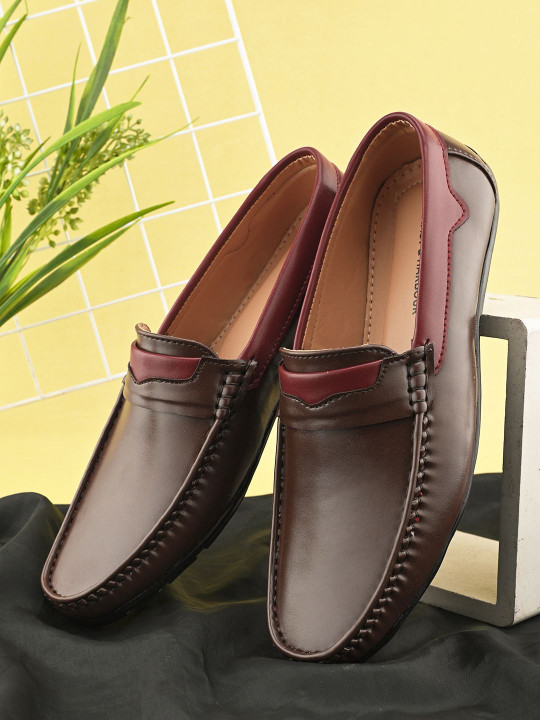 Mast & Harbour Men Colourblocked Loafers
