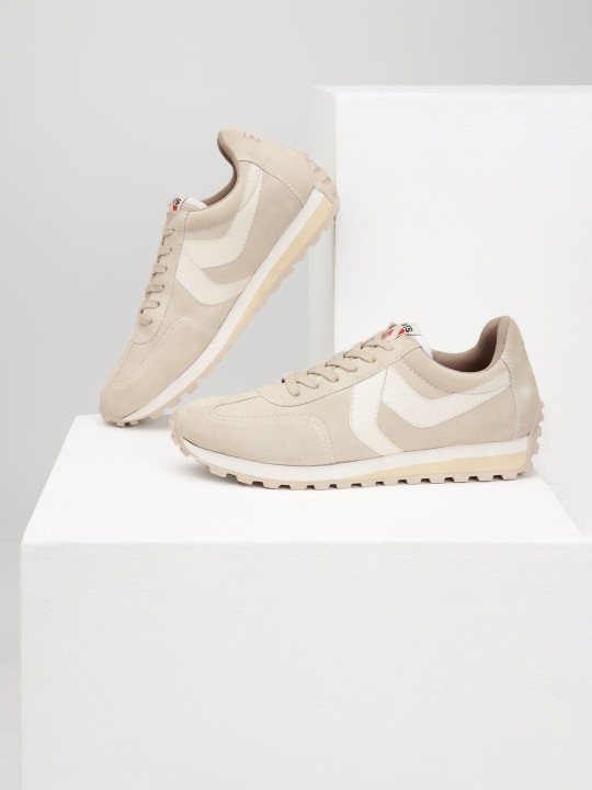Levis Men's Cream Colorblock Sneakers