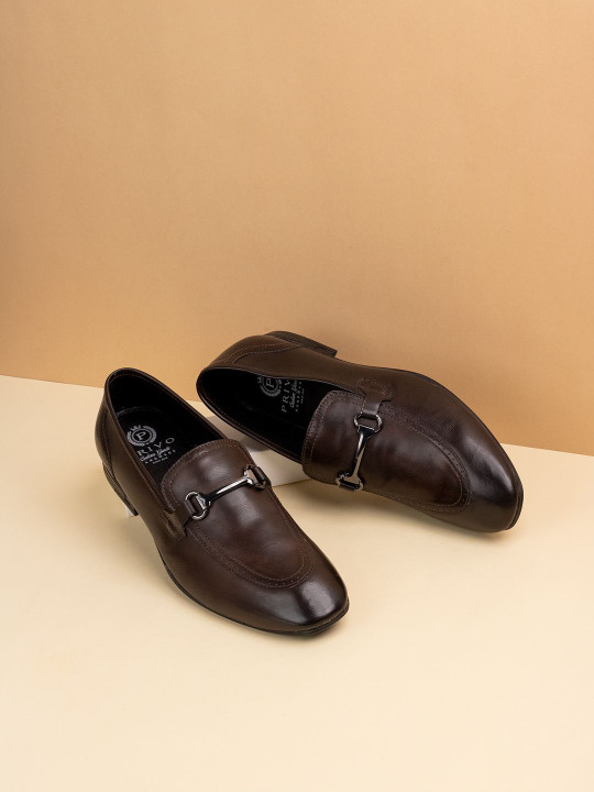 ATESBER by Inc.5 Men Leather Formal Slip-Ons