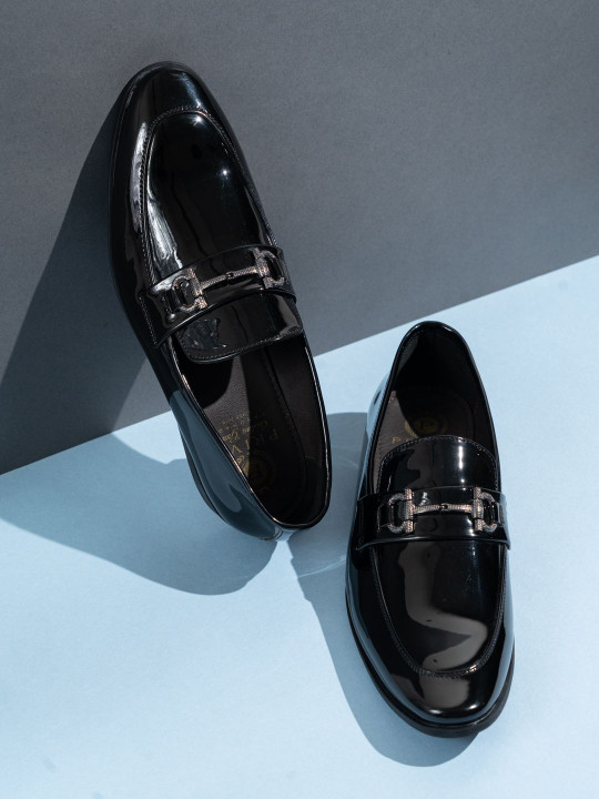 ATESBER by Inc.5 Men Leather Formal Slip-Ons
