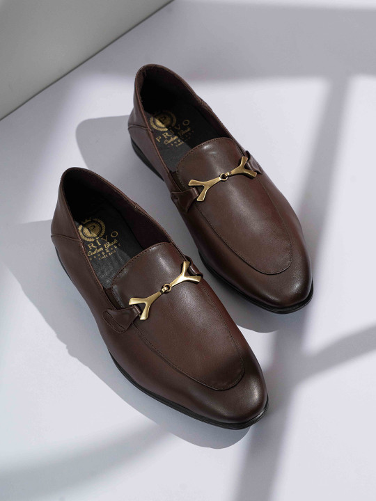 ATESBER by Inc.5 Men Leather Formal Loafers