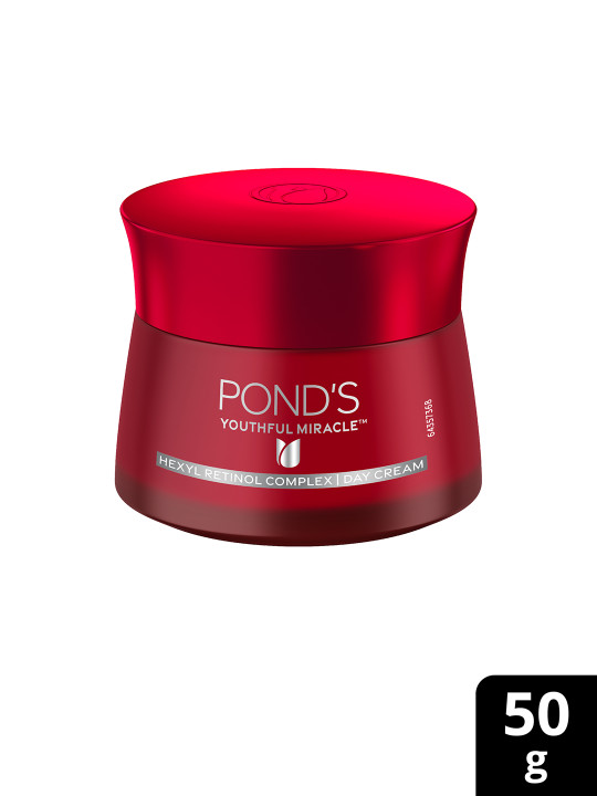 Ponds - Youthful Miracle Hexyl Retinol Complex Renew & Repair SPF 15 PA++ Day Cream - 50g