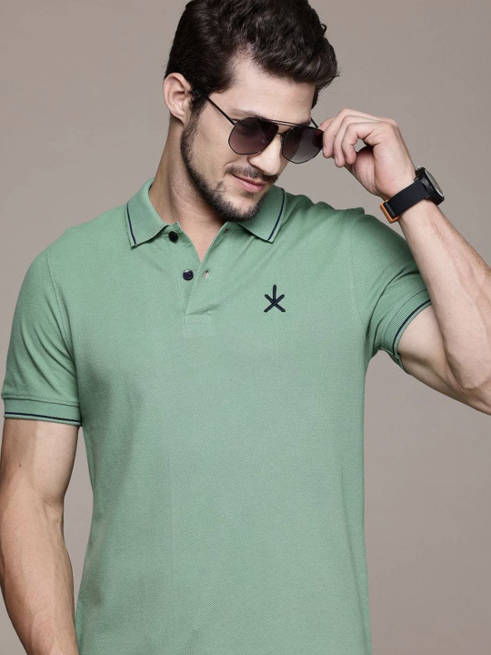 Roadster The Lifestyle Co Polo Neck Short Sleeve T-Shirt