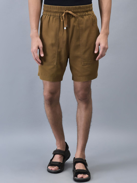 Woodland Men Mid-Rise Regular Fit Shorts