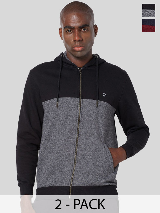SPORTO Men Colourblocked Cotton Outdoor Jacket