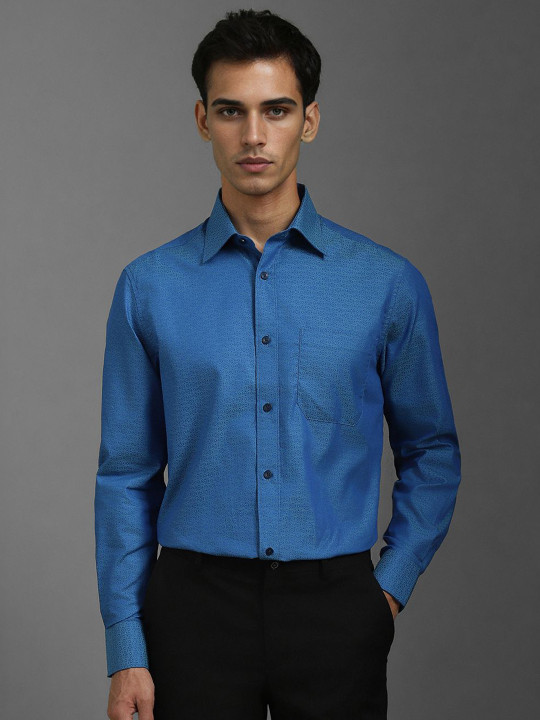 Louis Philippe Men Classic Printed Formal Shirt