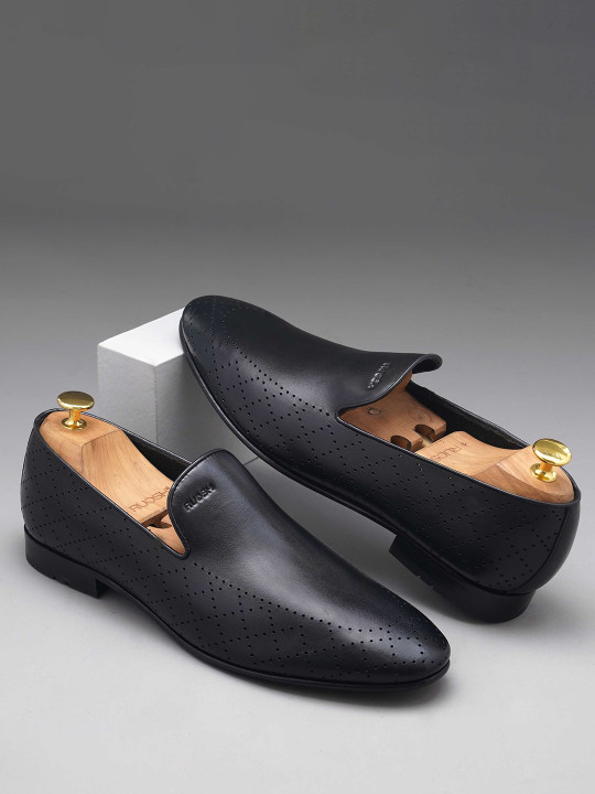 Ruosh Men Round Toe Formal Mid-Top Slip-On Shoes