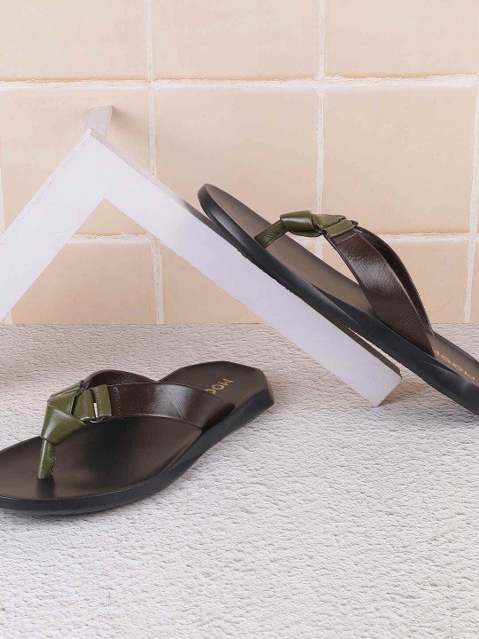 Mochi Men Leather Comfort Sandals