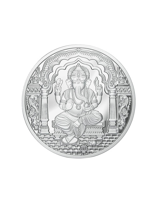 Joyalukkas 999 Purity Ganesh Silver Coin - 100 g