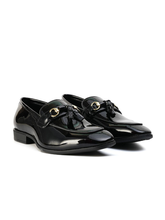 MONKSTORY Men Block Heeled Slip-On Shoes