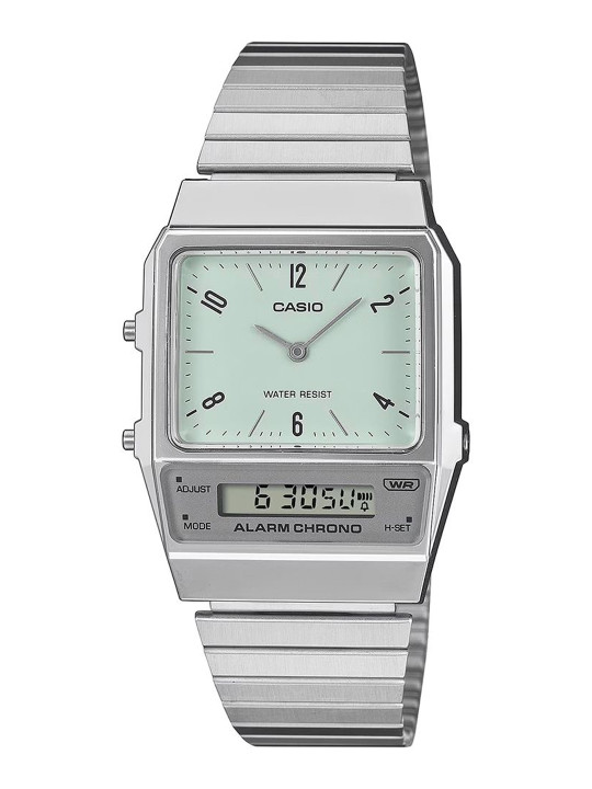 price history - Unisex Dial & Stainless Steel Cuff Straps Analogue and Digital Watch D362