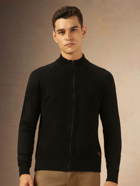 Dennis Lingo Men Full Sleeve Front-Open Sweaters