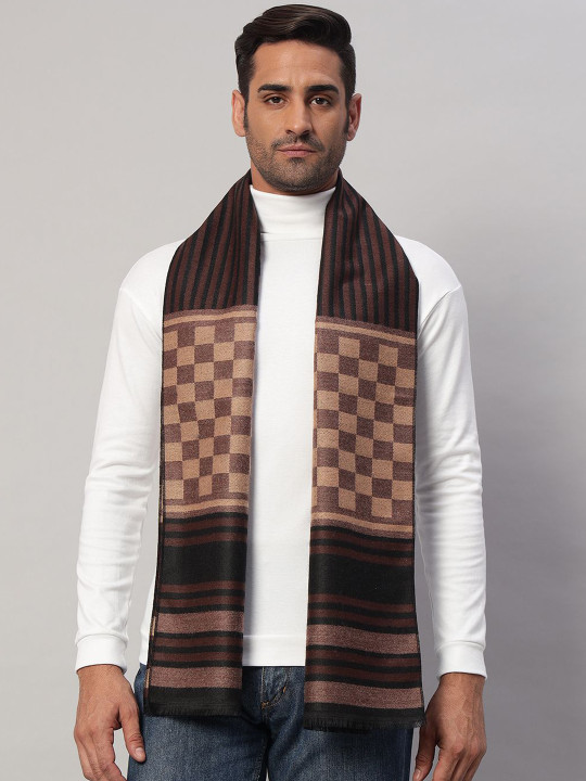 HANDICRAFT PALACE Men Checked Winter Mufflers