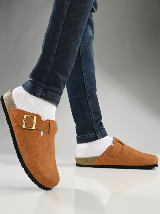 AfroJack Men Leather Shoe-Style Sandals
