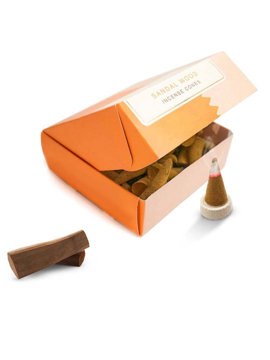 Nirmalaya Sandalwood Incense Dhoop Cones 40 Pieces