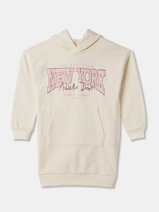 R&B Girls Hooded T-shirt Dress