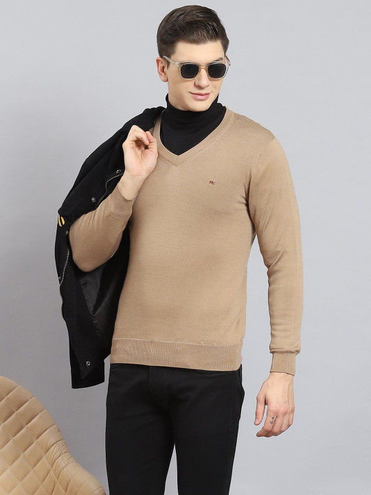 Monte Carlo Men V-Neck Winter Woollen Cardigan