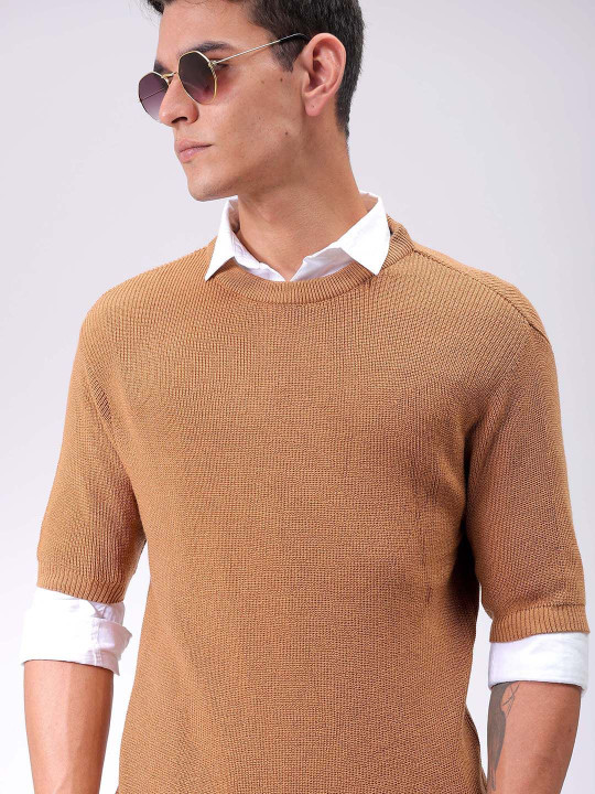 The Indian Garage Co Men Round Neck Long Sleeves Pullover
