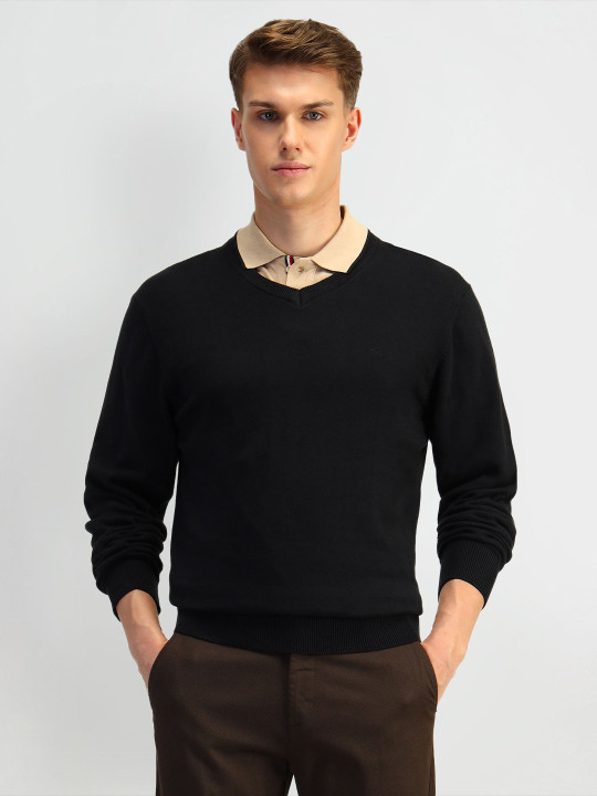 Arrow Men V-Neck Long Sleeves Pullover Sweaters