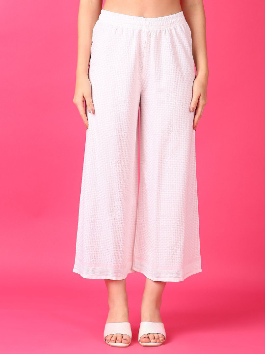V-Mart Women Knitted Ethnic Palazzos
