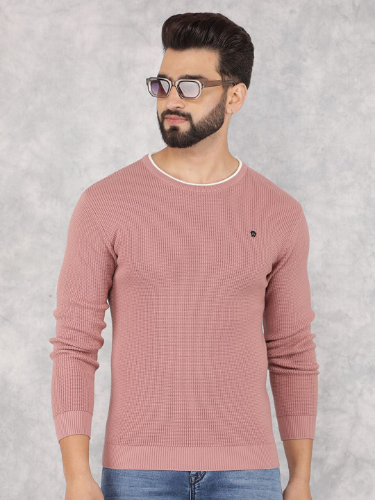Crimsoune Club Men Solid Pullover Sweaters