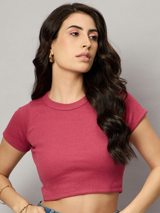 Nun Blouson Crop Top
