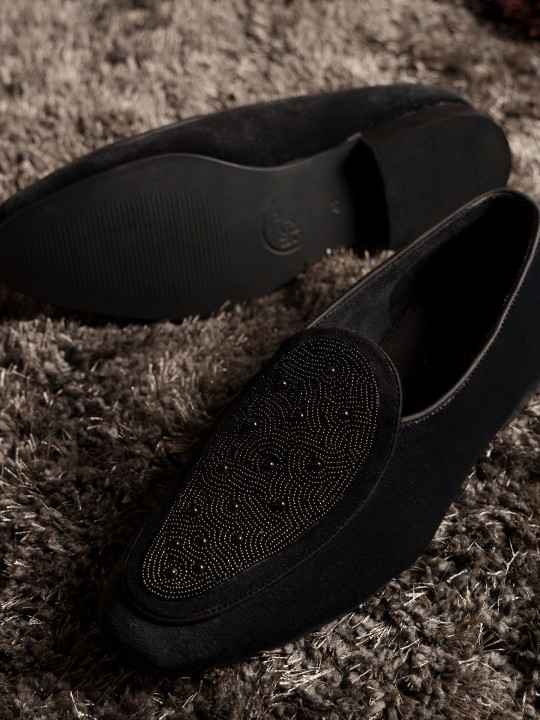 MONKSTORY Men Leather Formal Slip-Ons