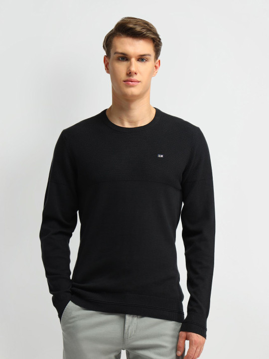 Arrow Sport Men Round Neck Cotton Pullover Sweaters