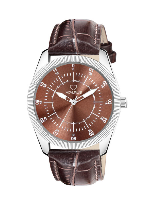 Walrus Men Brass Dial & Textured Straps Analogue Watch WWTM-URBAN-II-090907