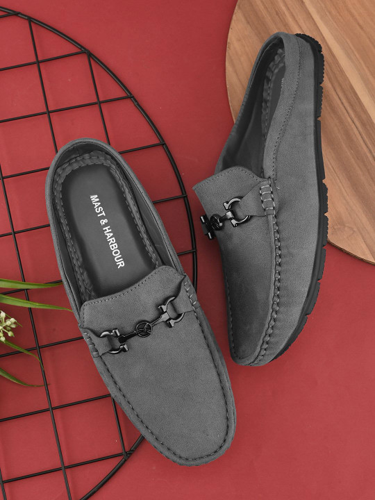 Mast & Harbour Men Suede Loafers