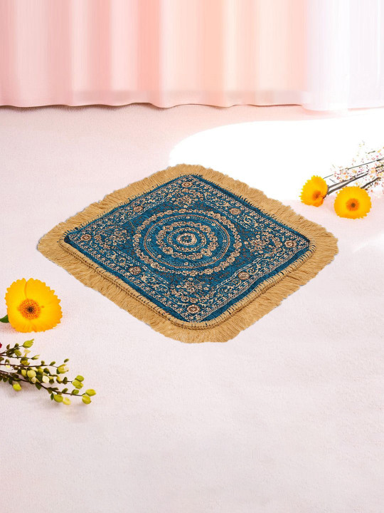 Kuber Industries Velvet 3 Piece Light-Weight House Warming Prayer Mats